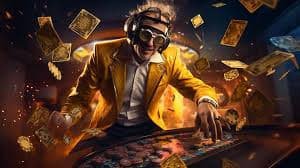 New Releases slot game interface with bonus feature activation and win display